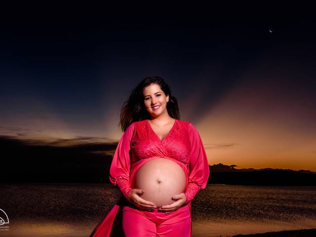 Ensaio de Gestante de Luana e Murilo - À espera da Luna