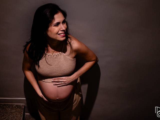 Ensaio de Gestante de À espera da Alice