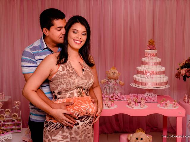 Família de Chá de Fraldas da Elisa