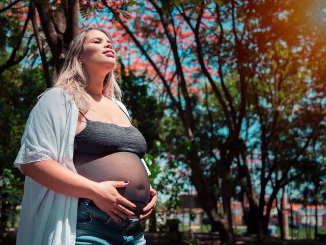 Gestante de Ensaio Chi