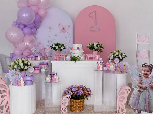 Festa infantil de Celina comemora seu 1 aninho