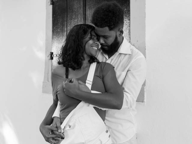 Casal de Ellen e Vinícius