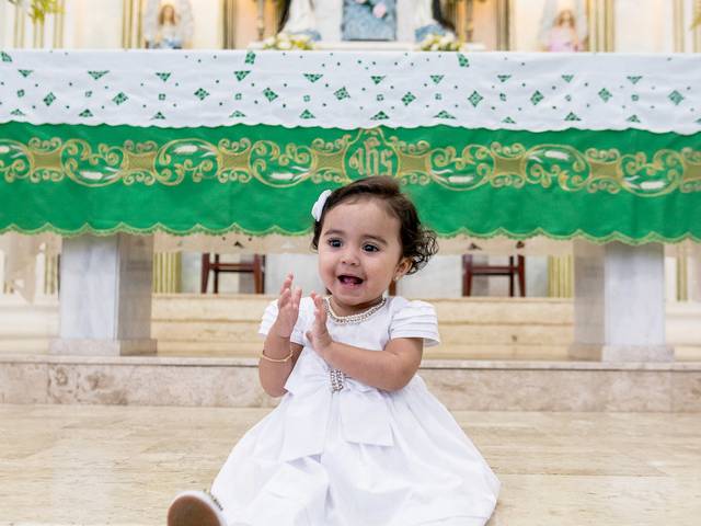 Batismo de Batizado e Aniversário Maria Luiza