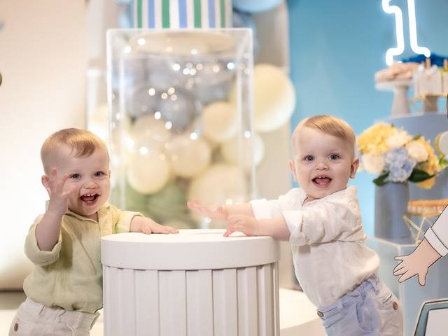 Aniversário Infantil de Bento e Vicente 1 anino 