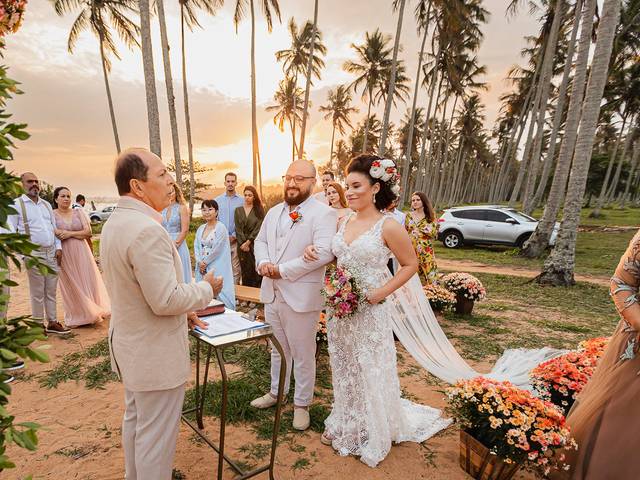 Casamentos de Casamento em Coqueiral de Aracruz - ES | Thalia e Ricardo | Destination wedding na praia