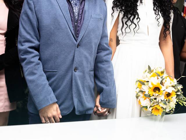 Casamento  de Cerimonia Civil Milena e Cassiano