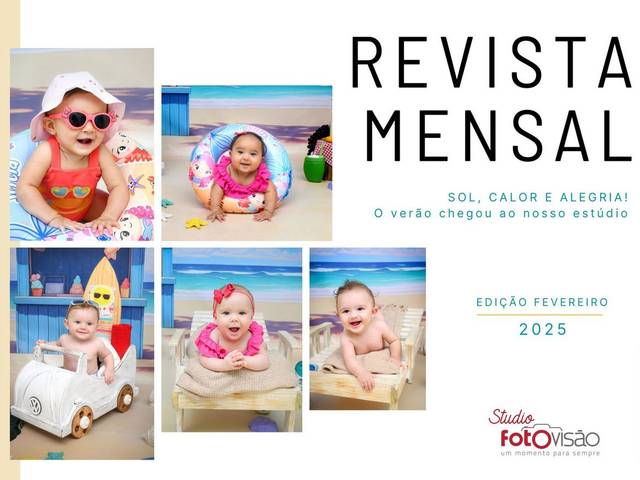 Acompanhamento mensal de Ensaio de Verão