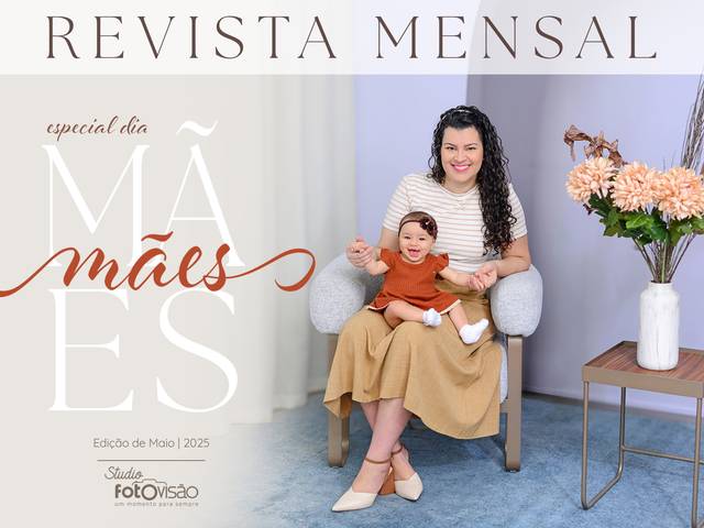 Acompanhamento mensal de Ensaio Dia das Mães