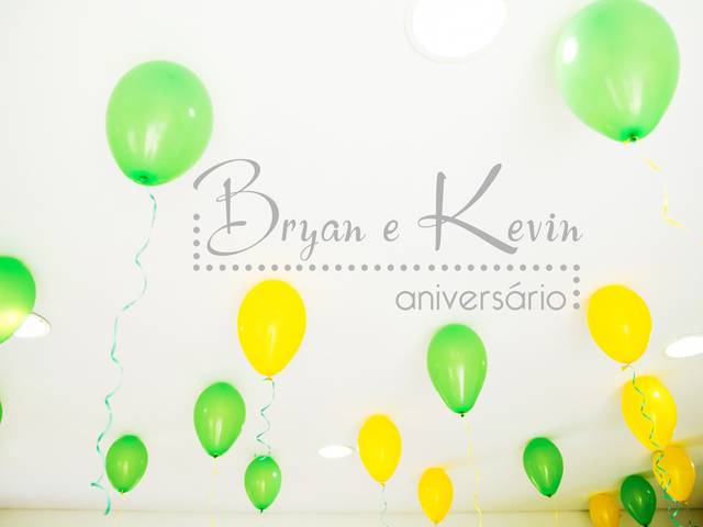 ANIVERSÁRIO INFANTIL de ANIVERSÁRIO BRYAN E KEVIN