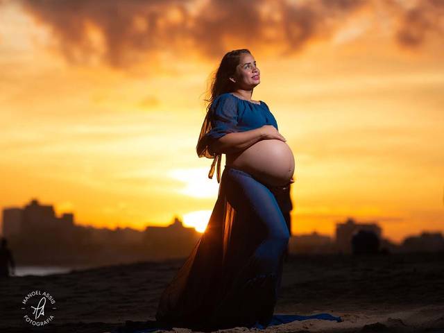 Ensaio de Gestante de Ensaio de Núbia