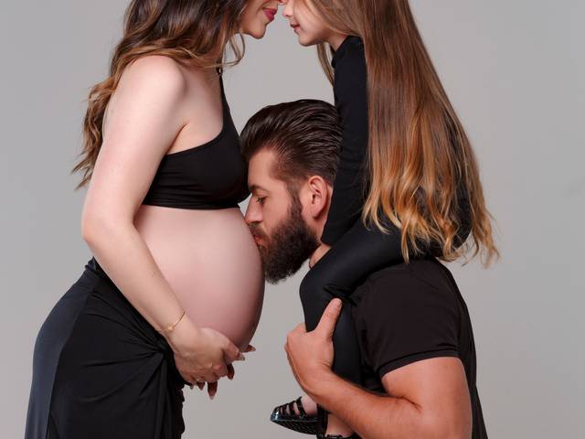 Gestante em Estúdio de Gizele