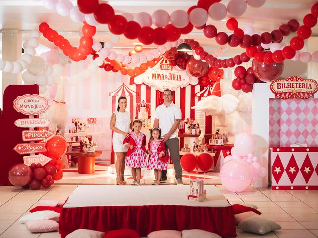 Aniversário / Eventos de 7 anos Maya e 4 anos Júlia