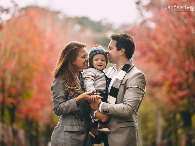 Ensaio de Família de Aline, Henrique e Theo