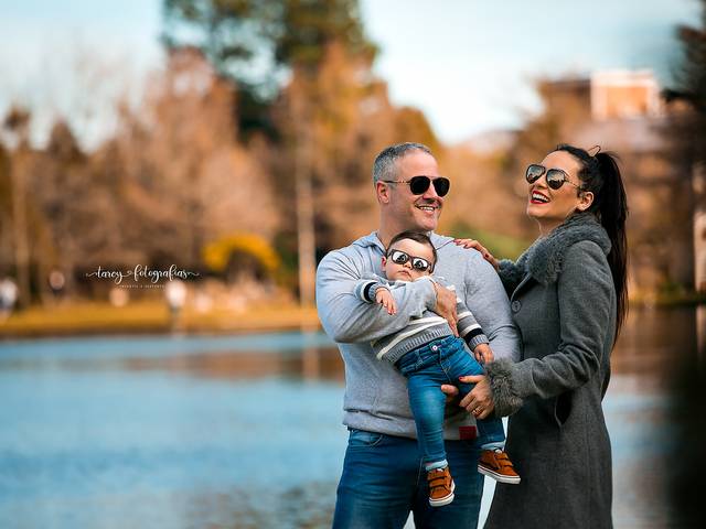 Ensaio de Família de Amanda, Fabiano & Joaquim