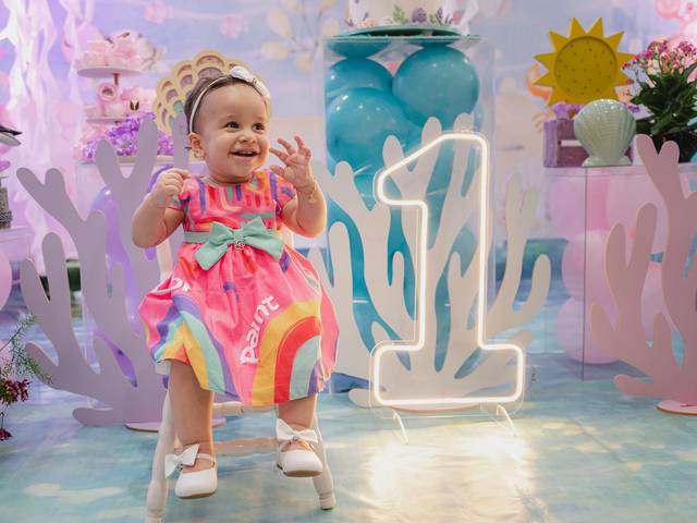 Aniversário Infantil de 01 Ano da Maria Luíza no Espaço Amor Perfeito