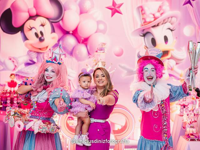 Aniversário Infantil de Micaella 01 Ano | Circo do Mickey e Minnie | Realeza Kids