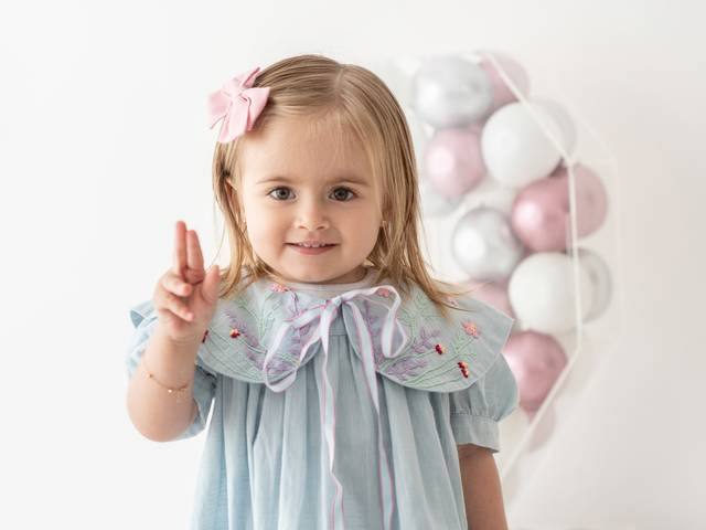Ensaio infantil  de Cecília - 2 anos 