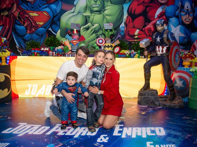 Festa Infantil de João Pedro e Enrico - 1 e 5 anos
