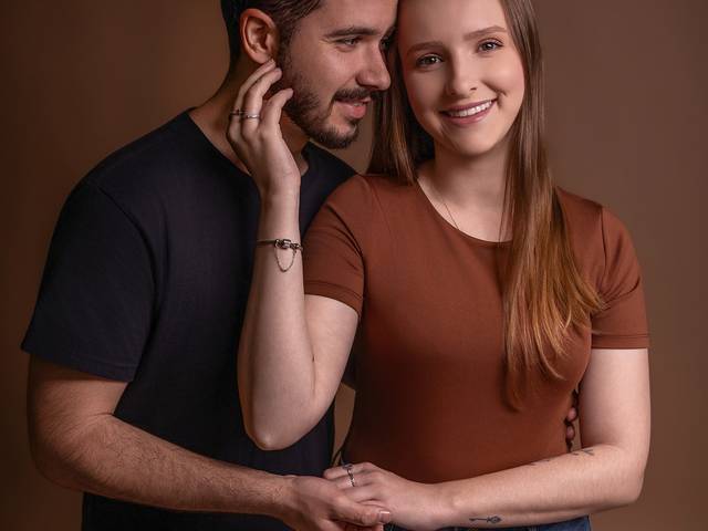 Casal de Luana e Bernardo