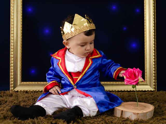 Infantil e Família de Ensaio Infantil - Bernardo Pequeno Príncipe