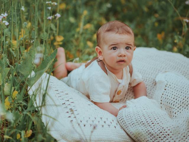 Infantil e Família de Ensaio Bebê - Evan