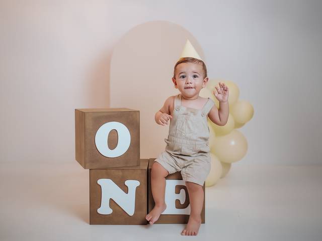 Infantil e Família de Ensaio Bebê - Evan 1ª aninho