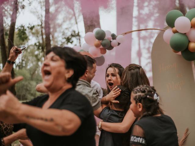 Gestação de Reginara - Ensaio de Revelação do Sexo do Bebê