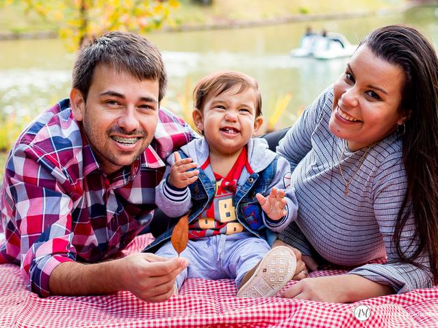 Família de Ensaio Antônio - 1 ano