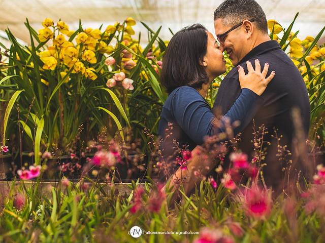 Família de Deborath e Renato | Bodas de rosa