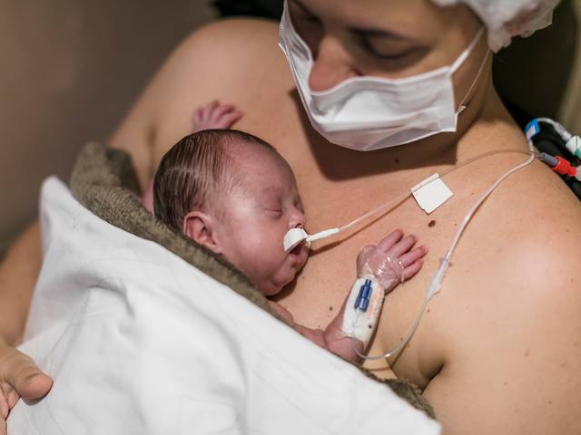 Ensaio Newborn de Campanha Novembro Roxo Neocenter 