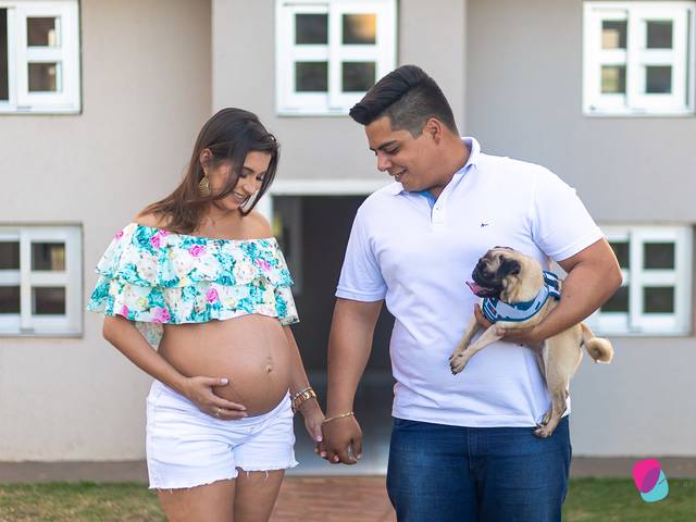 Gestantes de Jaque e Marcel