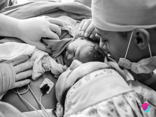 Partos de Serena chegou