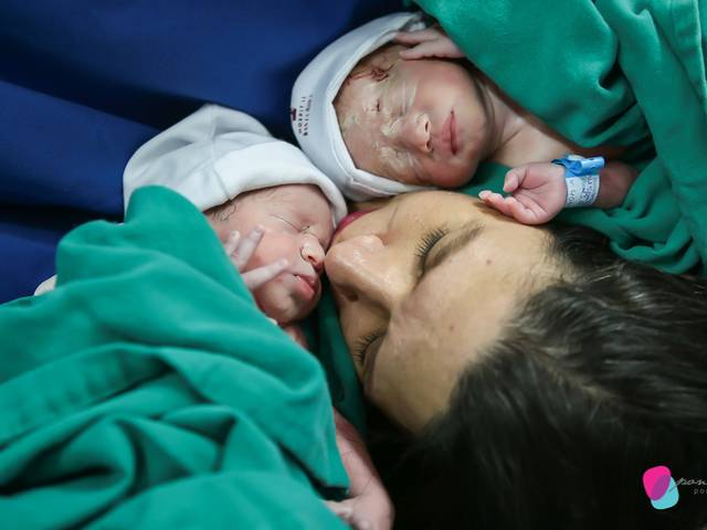 Partos de Mateus, João Vitor e Felipe