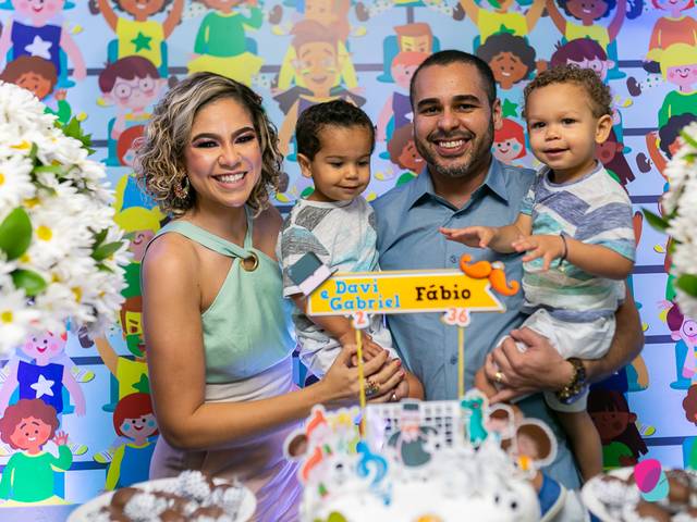 Aniversários de Davi e Gabriel 2 anos
