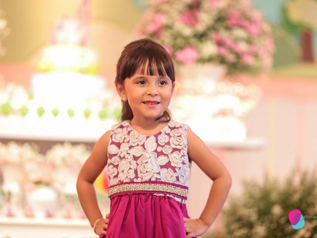 Aniversários de 4 anos Francine