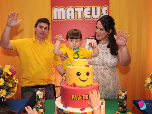 Aniversários de Mateus 3 anos