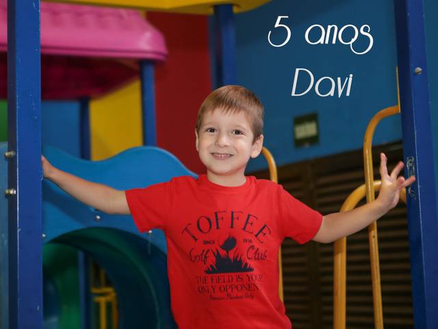 Aniversários de Davi - 5 anos