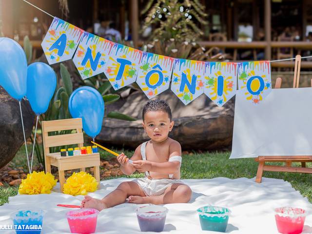 Pintando o 7 de Antônio