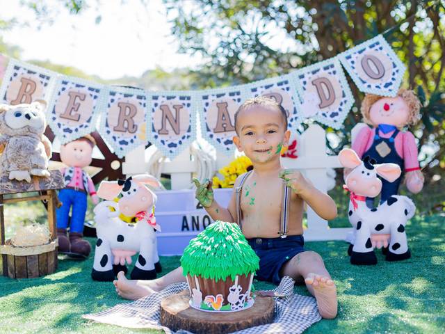 Smash the Cake de Bernardo (2 anos)