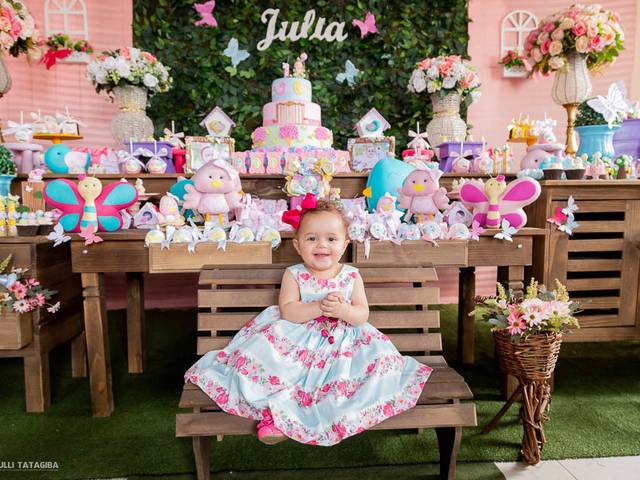 Festas de 1 ano Julia