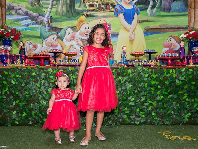 Festas de 1 ano Laura e 7 anos Ana Clara