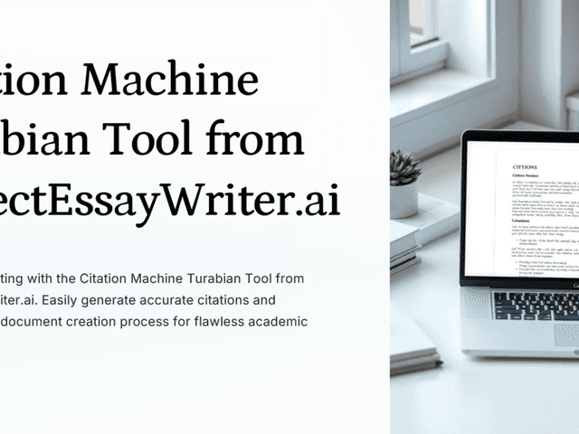 Education of Master Document Creation with the Citation Machine Turabian Tool at PerfectEssayWriter.ai