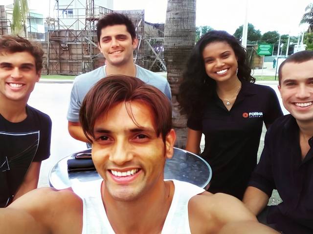 Malhação de Romero Silva, Felipe Roque, Bruno Gissoni, Aline Dias e Ricardo Vianna