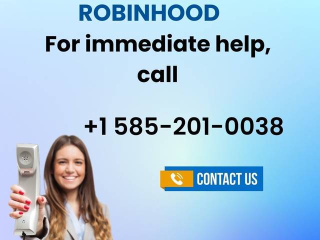 robinhood of Does Robinhood Offer Live Chat Support? Call +1 (585) 201-0038 to Find Out Now!