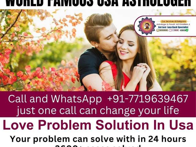 Love Problem Solution of Best Love Problem Solution Specialist Astrologer in USA - Astrologer MD Sharma