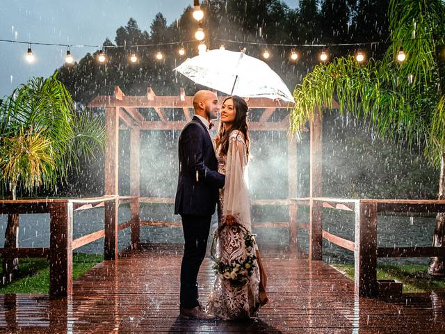 CASAMENTOS de Casamento na Chuva | Ste + Kaue