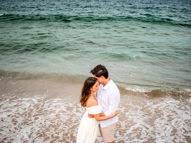 CASAMENTOS de Ensaio na Praia | Luana + Tiago