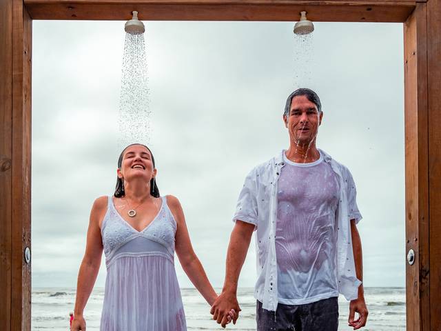 FAMÍLIA de Ensaio de Família na Praia | Sandra + Cassio + Davi + Sofia