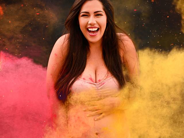 Gestante de Jamille e Gimis