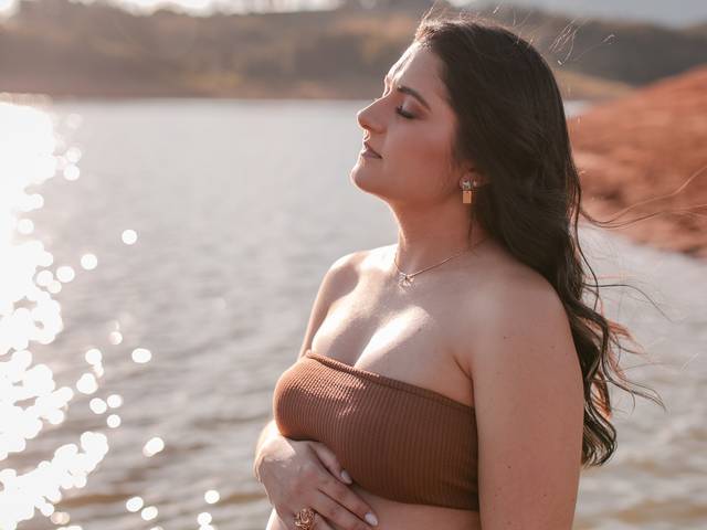 Gestante de Ensaio Gestante - Lilian